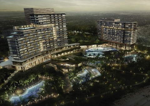 Secoin stone chips Terrazzo Tiles at Hoi An South Development